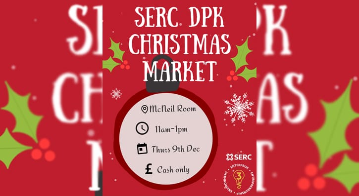 Christmas Market - Downpatrick Campus, Thursday 9 December